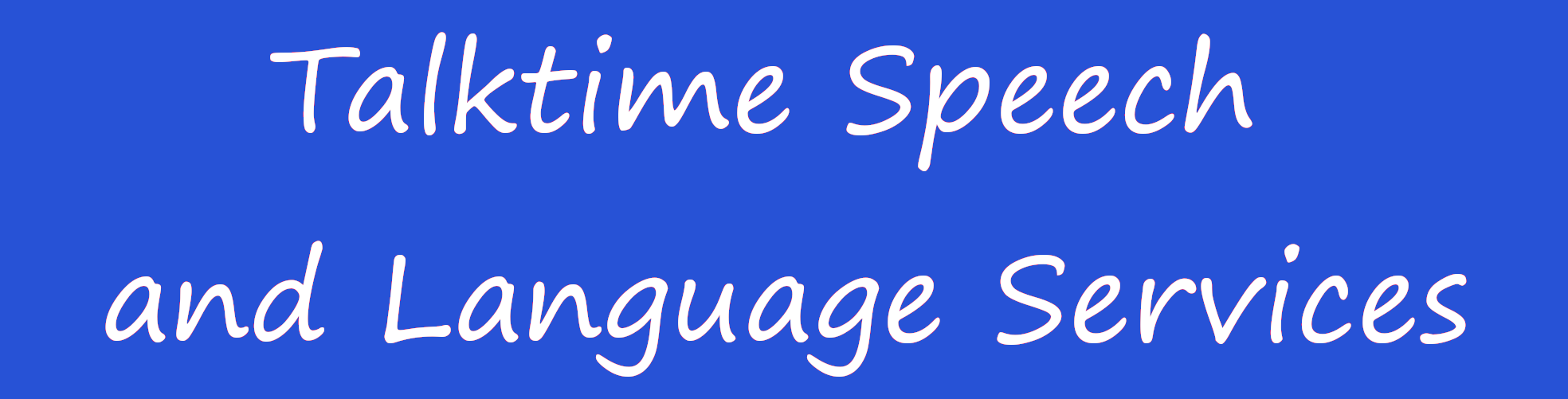 Talktime Speech and Language Services